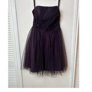 NWT Alftred Angelo Deep Plum Dress Bridesmaid, Prom Sz 4